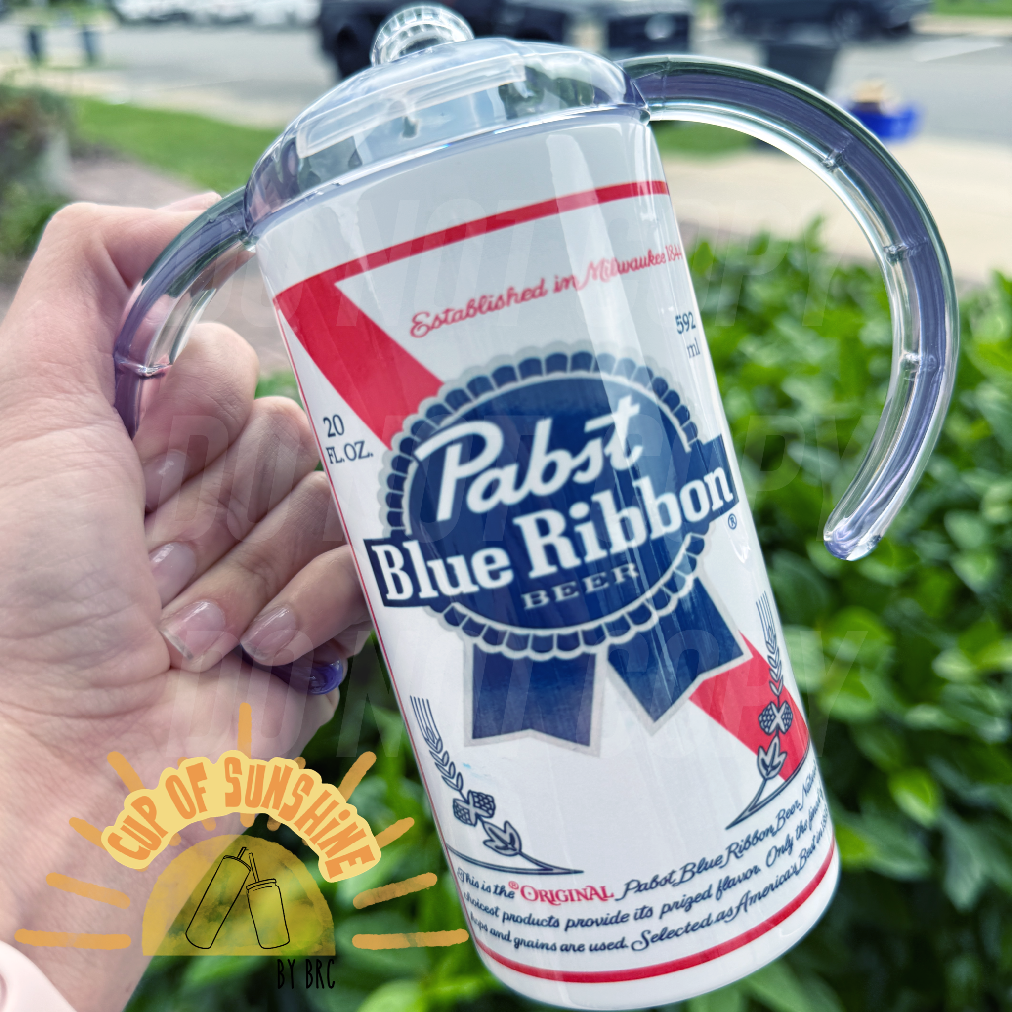 The "Junior Ribbon" Sippy Cup | PBR Inspired 2-in-1 Toddler Tumbler