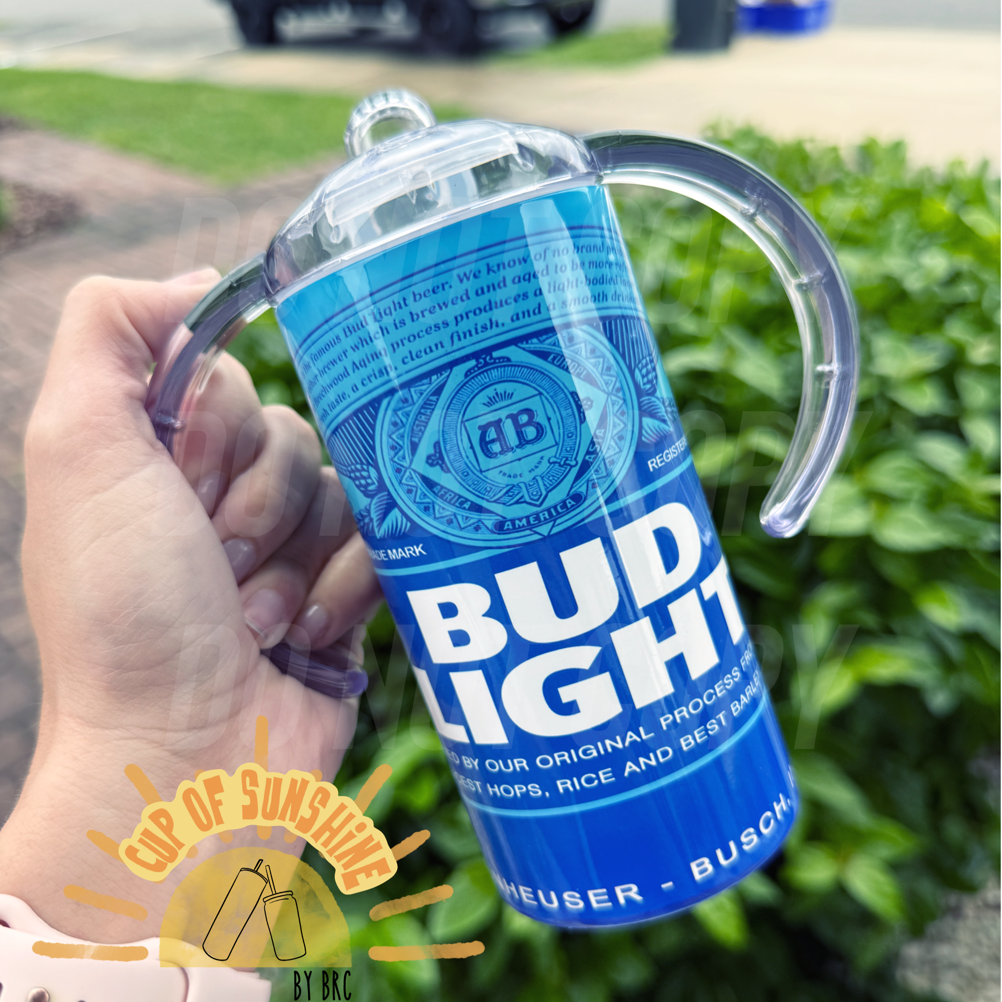 The Ultimate "Baby's First Brew" Sippy Cup | Bud Light Inspired Toddler Tumbler