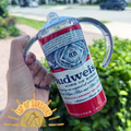 The "King of the Crib" Dual-Lid Sippy Cup | Budweiser Inspired Toddler Tumbler