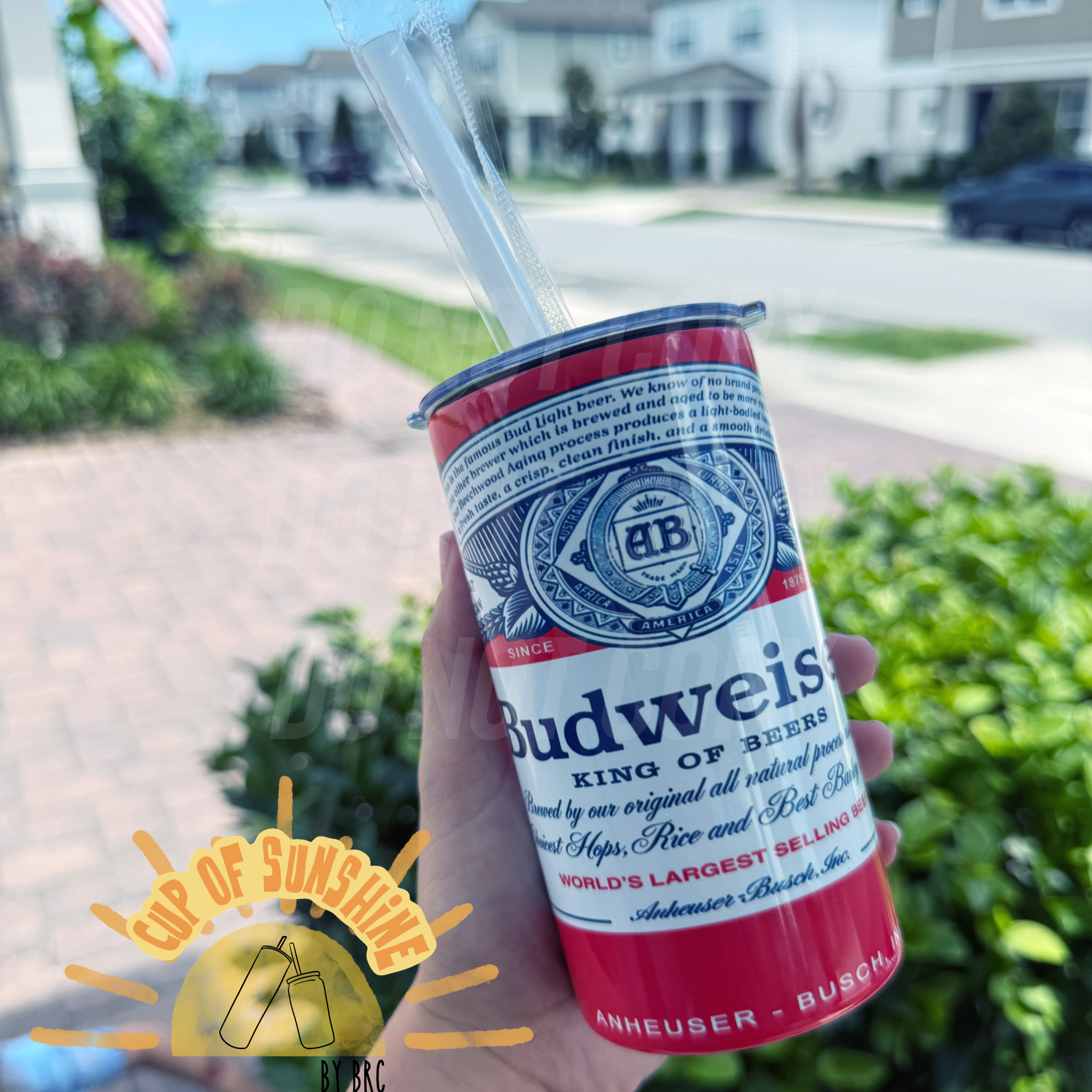 The "King of the Crib" Dual-Lid Sippy Cup | Budweiser Inspired Toddler Tumbler